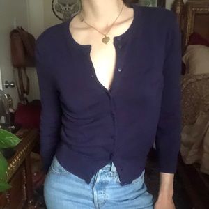 Cable and Gauge button down long sleeve cardigan